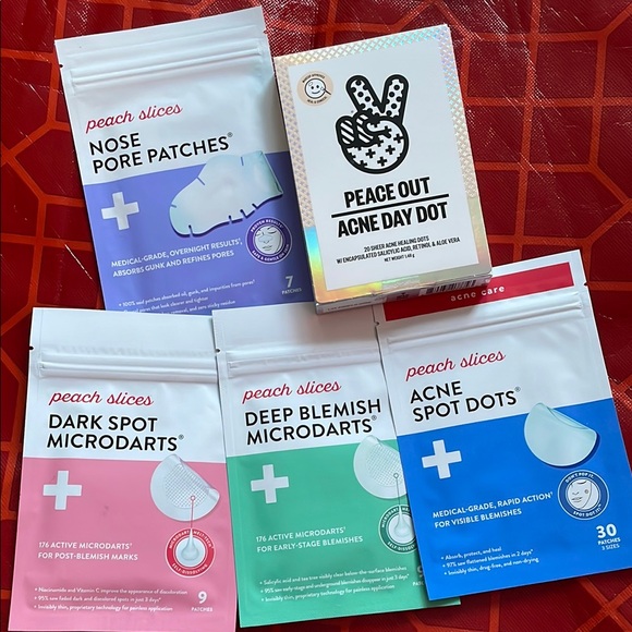 Peach Slices pimple spot acne dark spot treatments bundle of five - Picture 1 of 2